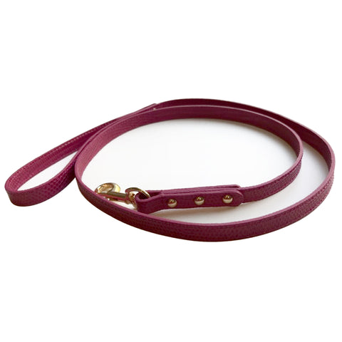 Textured Leather Leash